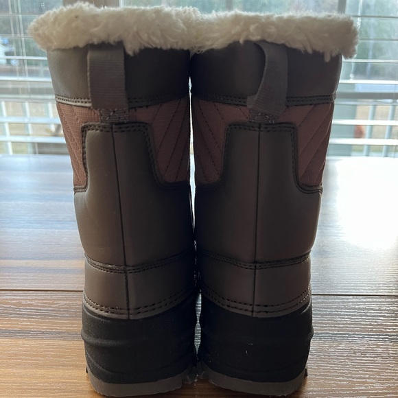 Target All In Motion Kids' Skylar Lace-Up Winter Boots Blush Girls Size 3 - Picture 7 of 13